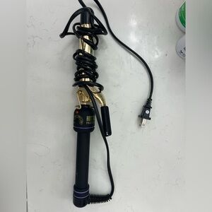 Hot Tools Professional Gold and Black Curling Iron 1 inch